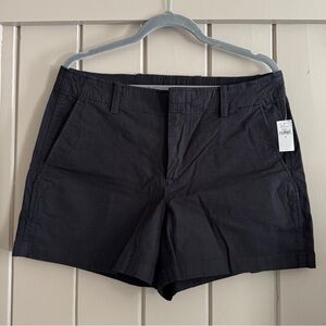 NWT GAP Black Chino Shorts